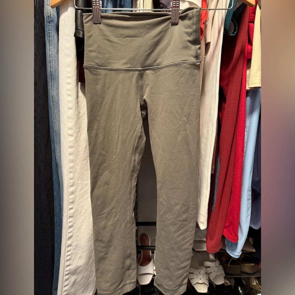 Lululemon Athletica Olive High-Waisted Leggings